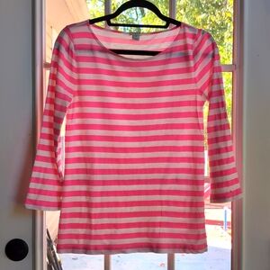 J Crew 3/4 sleeve top